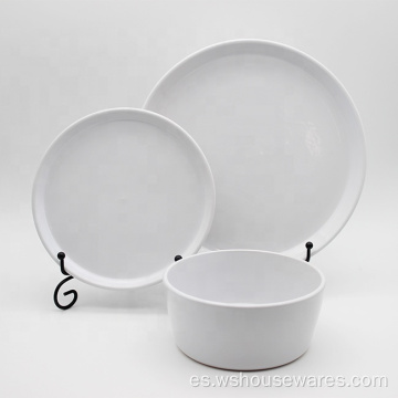 Conjuntos de placa de cena de cerámica Restaurante Vajilla de porcelana